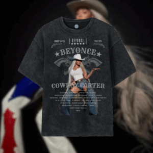 Polera Acid Wash Beyonce Cowboy Carter