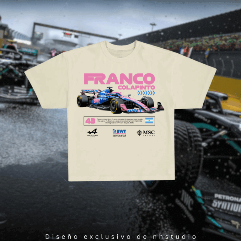 Polera Pilotos Formula 1 Regular Fit o Boxy Fit photo review
