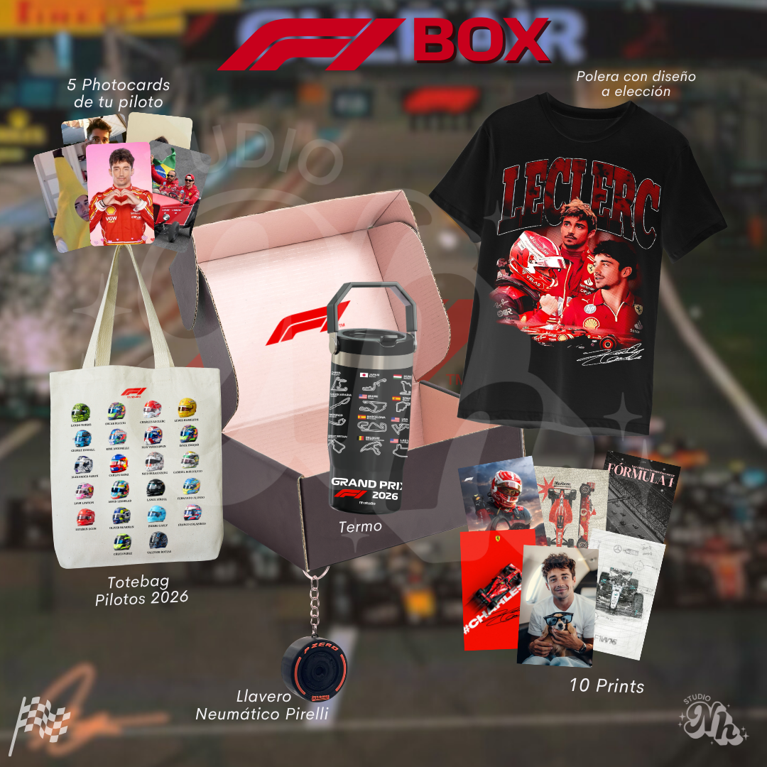 Formula 1 Box Exclusiva Con Tu Piloto