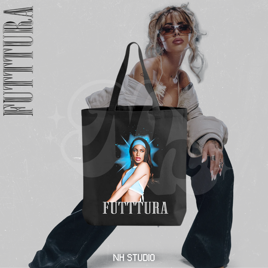 Totebag Negra Tini Futttura