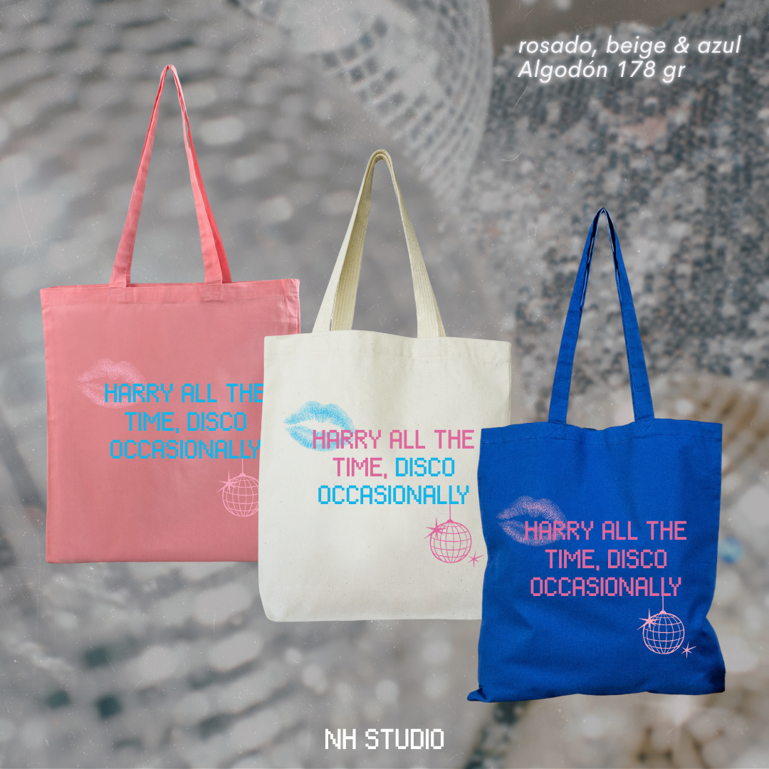 Totebag Harry Kiss All The Time, Disco Occasionally