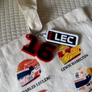 Llavero Piloto Formula 1 Acrilico