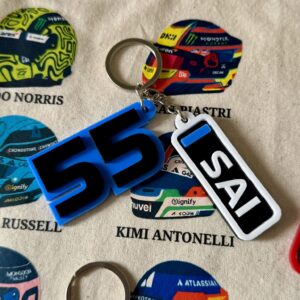 Llavero Piloto Formula 1 Acrilico