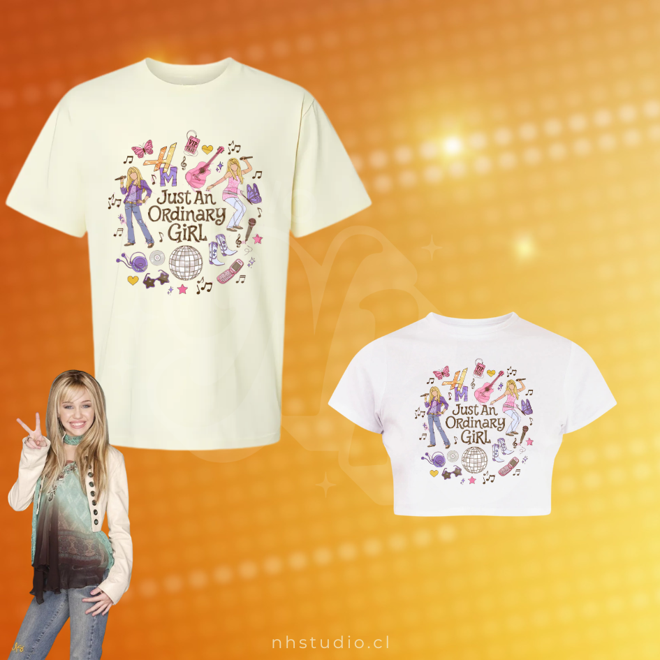 Polera Hannah Montana Ordinary Girl