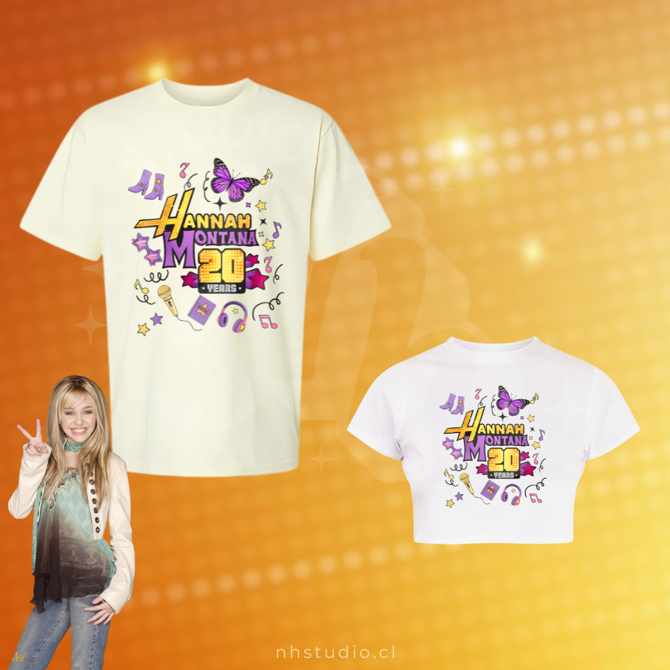 Hannah Montana 20 Aniversario Polera