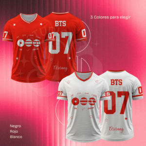 Polera Jersey Arirang BTS *PRE VENTA*