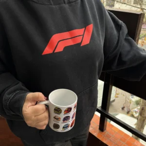 Poleron Negro F1 Grand Prix 2026